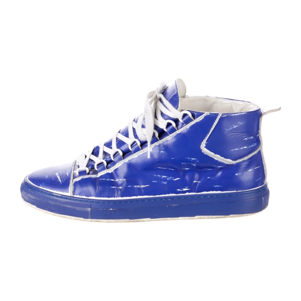 Balenciaga Arenas Blue High-Top Sneakers